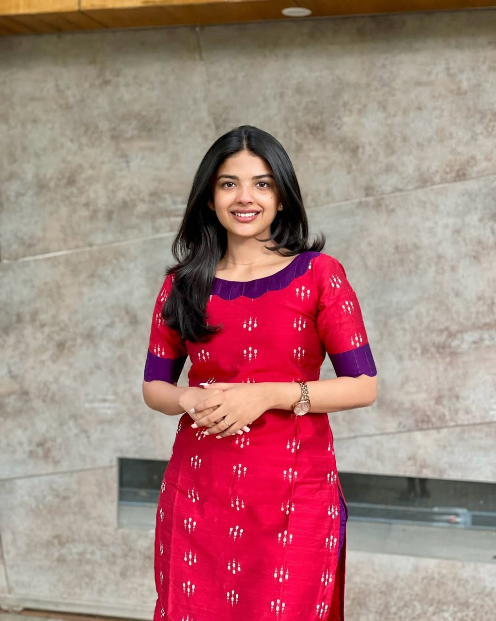 Berry Plum Kurti